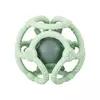 NATTOU Bite silikonska kroglica 2v1 brez BPA 10 cm mint