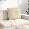 Jastuk za leđa Krema 60 x 19 x 50 cm tkanina