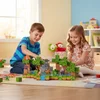 ECO TOYS Set magnetnih kocki za decu – 142 dela/ kocke i dinosaurisi
