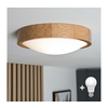 Brilagi - LED plafonsko svetlo CARVALHO SLIM 1xE27/60W/230V hrast prečnik 27 cm