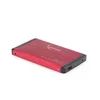 Gembird Gembird EE2-U3S-2-R 2.5 HDD ohišje, rdeče, aluminijasto, USB 3.2 Gen 1, podpira 1 disk, RoHS skladno