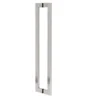 Kljuka EUROLATON za steklena in lesena vrata - 88 (inox), 330 mm (naklon 300 mm)