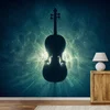 Samolepilna fototapeta violončelo v kozmični svetlobi - 539x363