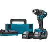 Akumulatorska vibraciona bušilica - odvrtač Makita HP002GD201; 40V XGT; 2x2,5 Ah