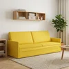 Vidaxl 3-sedna sofa Svetlo rumena 220 x 81 x 82 cm Blago