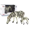 shumee Komplet 2 figuric zebre s figurico mlade živali zebre