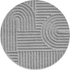 Svetlo siva okrogla preproga o 80 cm Art – Ayyildiz Carpets