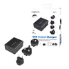 shumee Potovalni adapter LogiLink USB QC 3.0 s hitrim polnjenjem 18 W ZDA/VB/EU/AVSTRALIJA