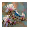 Tiskana slika na platnu 32x32 cm Bluejay & Blossom – Styler