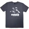 Oasis Definitely Maybe Photo Stencil Navy Blue M Majica