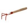 Rosteto Klop s tremi prsti in ročajem 27 cm - oranžna