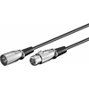 PremiumCord XLR-XLR M/F Črna 6 m