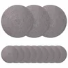 vidaXL Placemeti iz jute 12 pcs Siva O 30 cm 100% Tossa juta