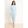 Trendyol Modest Ženska haljina Tctss26Eb00084, Plava