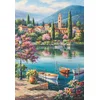AnaTolian - Puzzle Kim: Village lake afternoon - 500 kosov