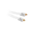 CABLETECH Koaksialni kabel beli HQ