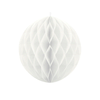 PartyDeco Papirnata krogla - Bela 30 cm