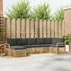 Set vanjskih sofa 7 pcs Bijela i antracit
