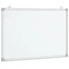Vidaxl Magnetna tabla 80x60x1,7 cm aluminij