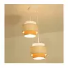 Brilagi - Luster na sajli RESNA 2xE27/60W/230V prečnik 30 cm krem/bež