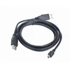Gembird 2x USB 2.0 A/mini-B M USB kabl 0,9 m Crno