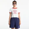 Majice Sporty & Rich California Emblem Soft Ringer Tee White/ Ruby XL