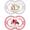 MAM Perfect Night 6m+ duda Purple/ Pink 2 kos