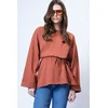 Trend Alacati Stili Ženska bluza Alc-X14715, Narandžasta
