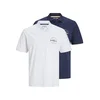 JACK & JONES Majica Forest, modra, bela