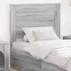 Vidaxl Vzglavje z vzglavjem Siva Sonoma 75 cm Konstruiran les