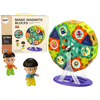 slomart Magnetne kocke za gradnjo 3D, diablov mlin, karusel, 71 delov