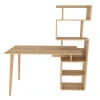 Hanah Home Vina Oak Radni sto 133x55x146.4cm, Bež