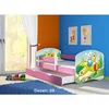 Deciji krevet ACMA II 180x80 F + dusek 6 cm PINK 29