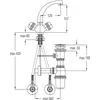 UNITAS Baterija za umivaonik 07055