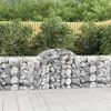 Lučne gabionske košare 50 kom 200x50x80/100cm pocinčano željezo