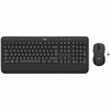 Tipkovnica + miška LOGITECH MK545 Advanced Combo, brezžična, črna, Unifying receiver USB