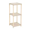 Polica drvena sa 3 sloja pvc 72x28x25cm