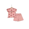 Komplet majica i šorts za decu 252671, Roze