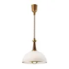 Podesivi luster CHIARA 1xE27/60W/230V braon/bukva