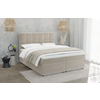 Boxspring postelja Flip - 200x200 cm - tkanine Riviera