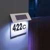 Solarno LED svetlo za kućni broj - jasno vidljiv broj kuće i noću