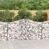 Gabionska košara s lukom 200x50x100/120 cm pocinčano željezo