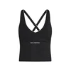 Karl Lagerfeld Majica  Athleisure-Tanktop mit kontrastierender Paspelierung  črna
