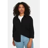 Trendyol Curve Black Boyfriend Woven Shirt TBBS22GO0323