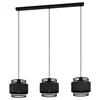 EGLO viseća lampa BAZELY 3xE27 99 cm crna mreža 43669
