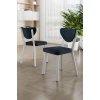 HANAH HOME Set stolica (4 komada) Arfe Anthracite White