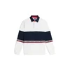 Tommy Jeans Majica mornarska / rdeča / bela