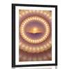 Plakat s paspartujem harmonija oblik - 30x45 white