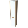 Lapino Konzolna Ormar za kupatilo sa korpom 35x150cm, Flora drvo, Beli