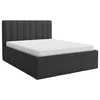 Boxxx OBLAZINJENA POSTELJA 140 cm x 200 cm , tekstil antracit